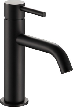 Смеситель для умывальника AQUAme Siena AQM6210MB, черный - фото