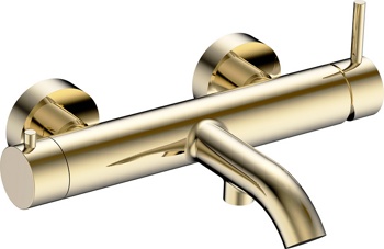 Смеситель для ванны AQUAme Siena AQM6212BG, золото матовое - фото