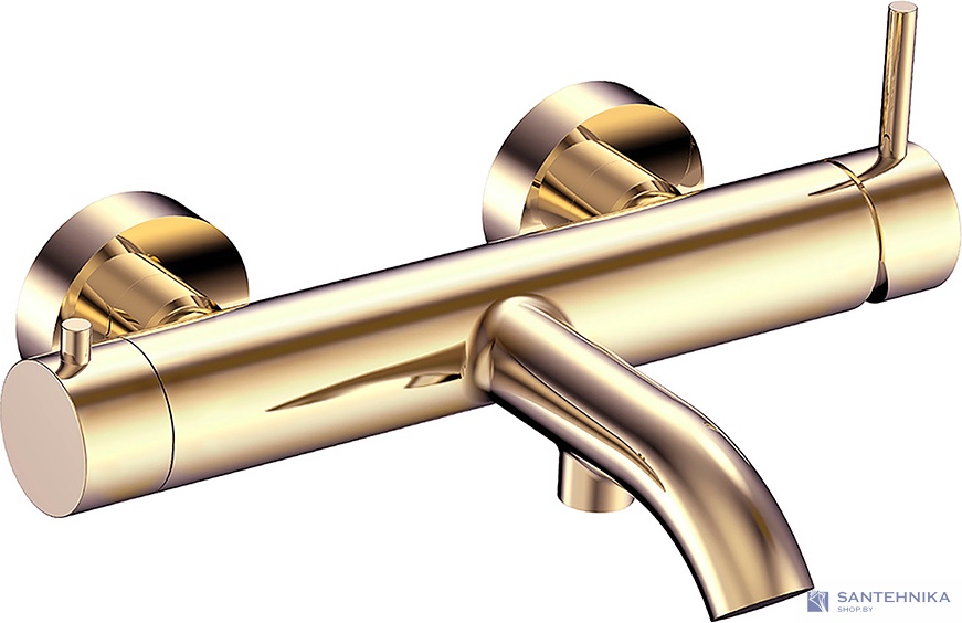 Смеситель для ванны AQUAme Siena AQM6212GG, золото