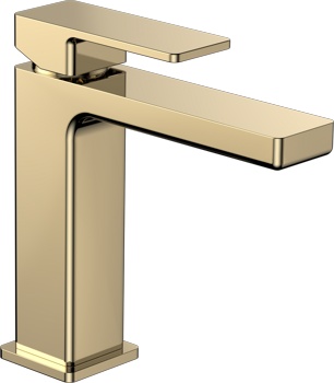 Смеситель для умывальника AQUAme Savona AQM6810GG, золото - фото