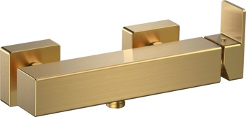 Смеситель для душа AQUAme Savona AQM6813BG, золото матовое - фото