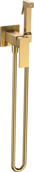 Гигиенический душ скрытого монтажа AQUAme Savona AQM6817BG, золото матовое - фото
