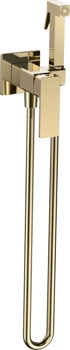 Гигиенический душ скрытого монтажа AQUAme Savona AQM6817GG, золото - фото