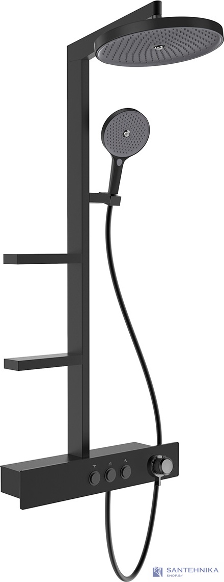 Душевая система для ванны AQUAme AQM8005B, черный