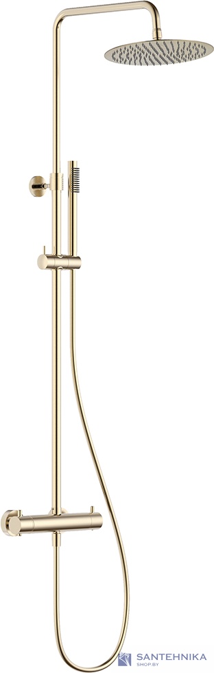 Душевая система AQUAme AQM8006BG, золото матовое