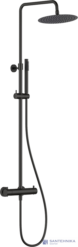 Душевая система AQUAme AQM8006MB, черный