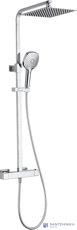 Душевая система AQUAme AQM8007CR, хром