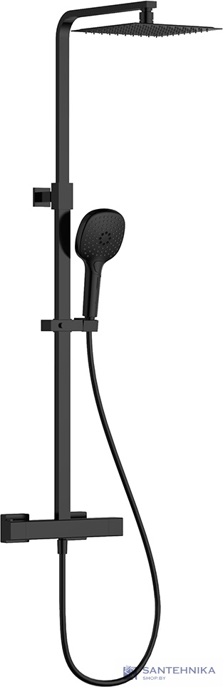 Душевая система AQUAme AQM8007MB, черный