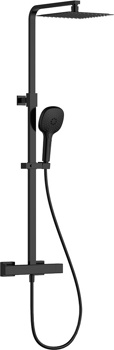 Душевая система AQUAme AQM8007MB, черный - фото
