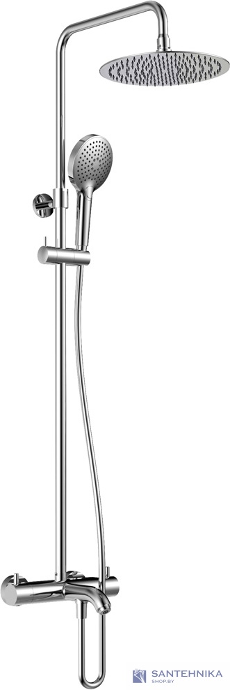 Душевая система для ванны AQUAme AQM8008CR, хром