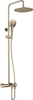 Душевая система для ванны AQUAme AQM8008GG, золото - фото