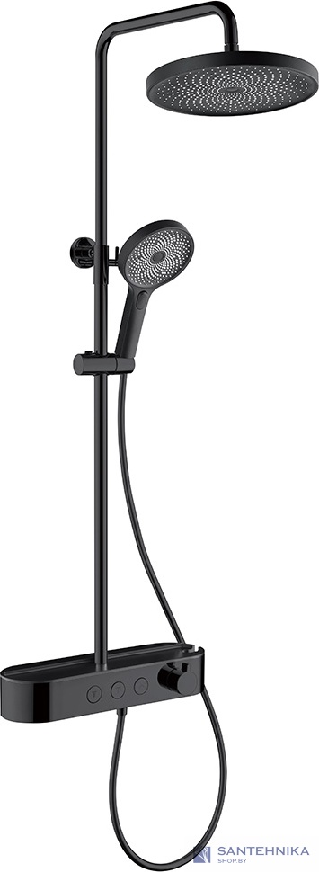 Душевая система для ванны AQUAme AQM8009B, черный