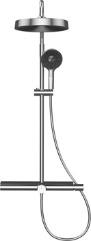 Душевая система для ванны AQUAme AQM8010CR, хром - фото