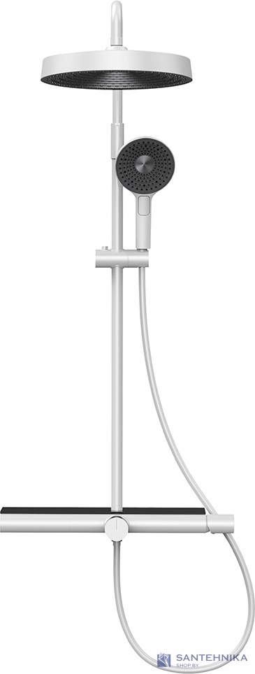 Душевая система для ванны AQUAme AQM8010W, белый