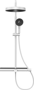 Душевая система для ванны AQUAme AQM8010W, белый - фото