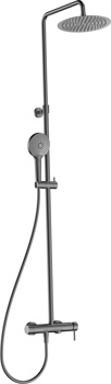 Душевая система для ванны AQUAme Siena AQM8011GM, графит - фото