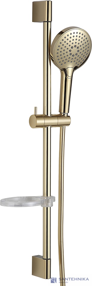 Душевой гарнитур AQUAme AQM8101BG, матовое золото