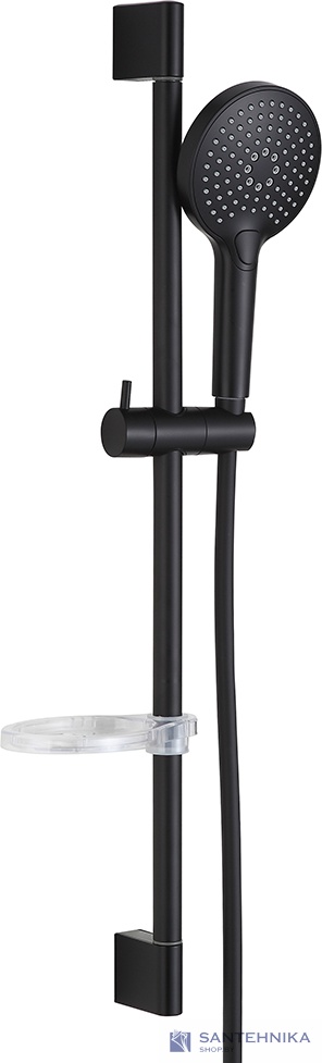 Душевой гарнитур AQUAme AQM8101MB, черный