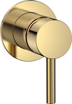 Смеситель 1-но канальный скрытого монтажа AQUAme Siena AQM8804BG, золото матовое - фото