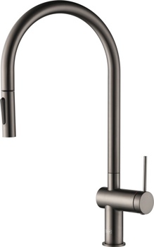 Смеситель для кухни AQUAme Cucina AQM9901GM, графит - фото