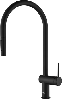 Смеситель для кухни AQUAme Cucina AQM9901MB, черный - фото