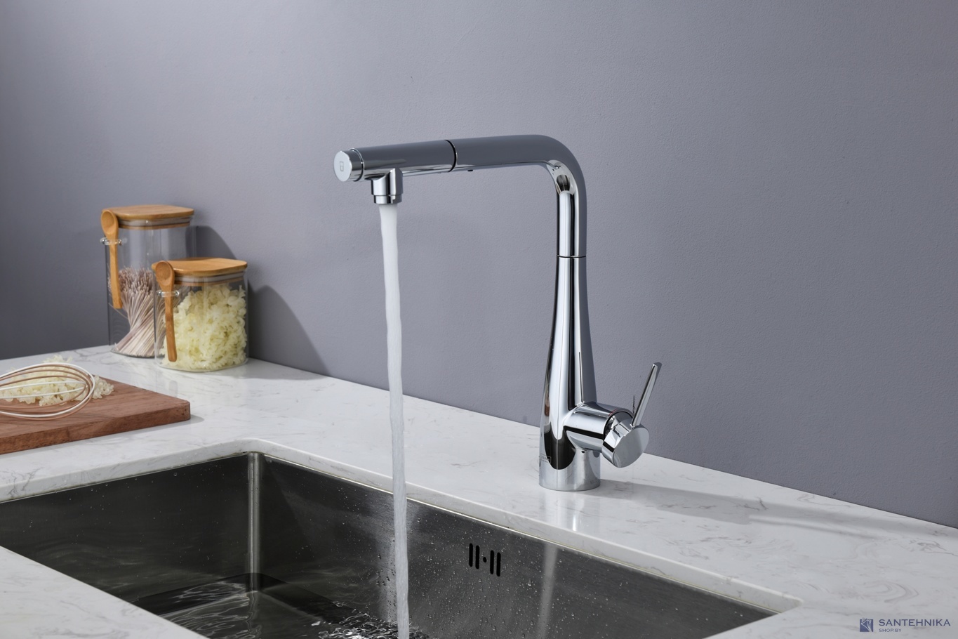 Смеситель для кухни AQUAme Cucina AQM9902CR, хром