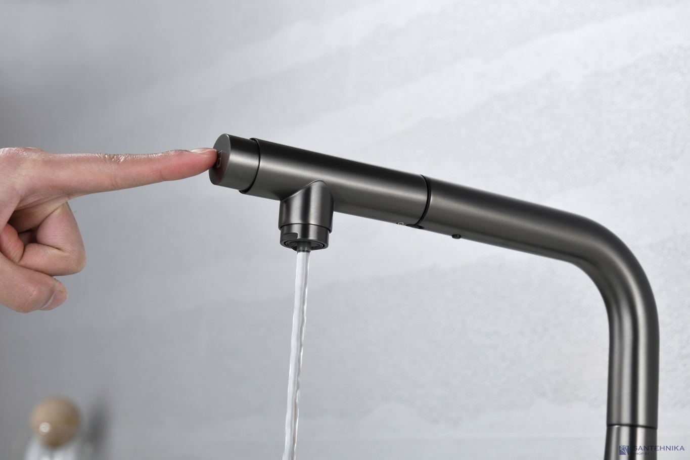 Смеситель для кухни AQUAme Cucina AQM9902GM, графит