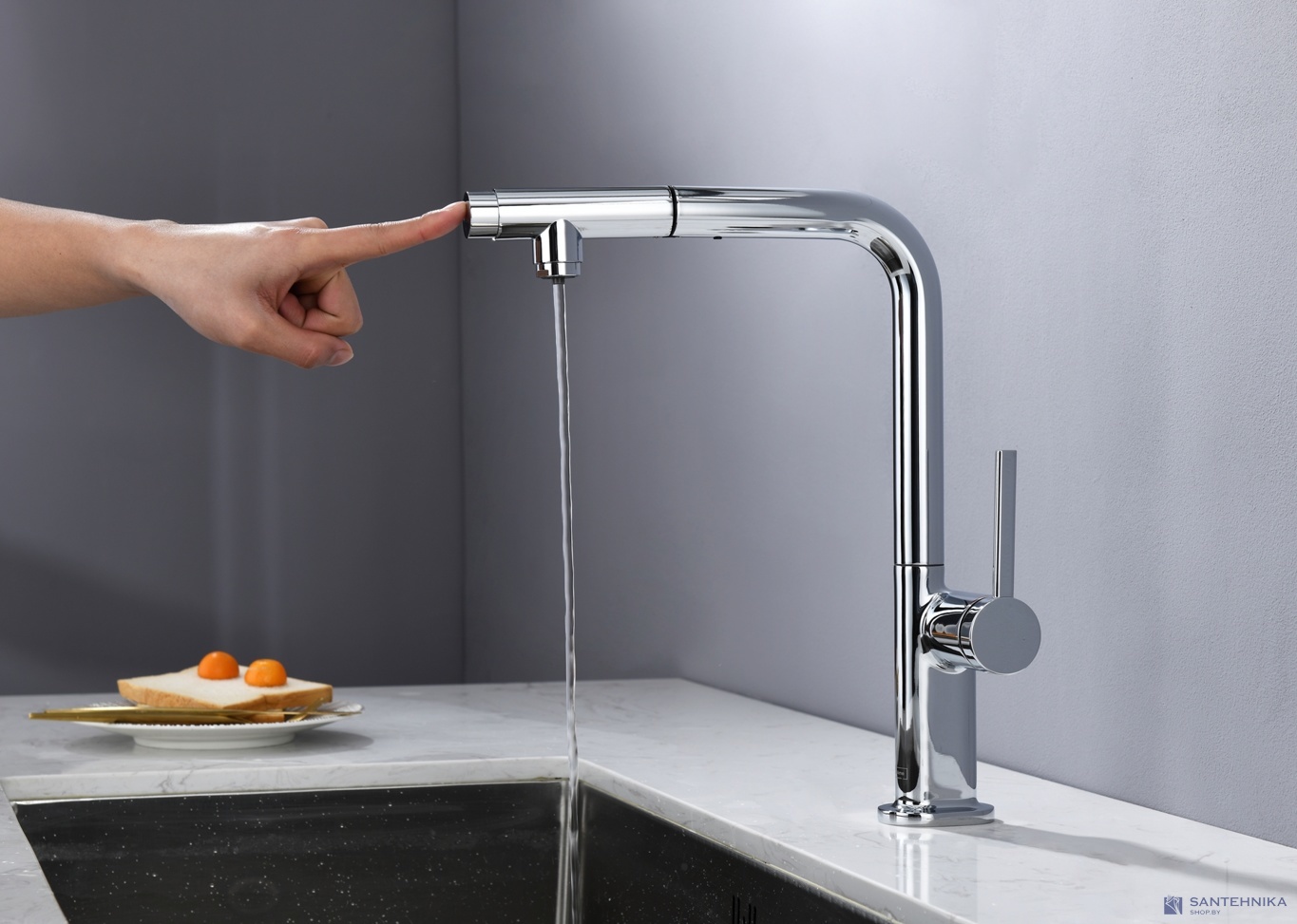 Смеситель для кухни AQUAme Cucina AQM9903CR, хром