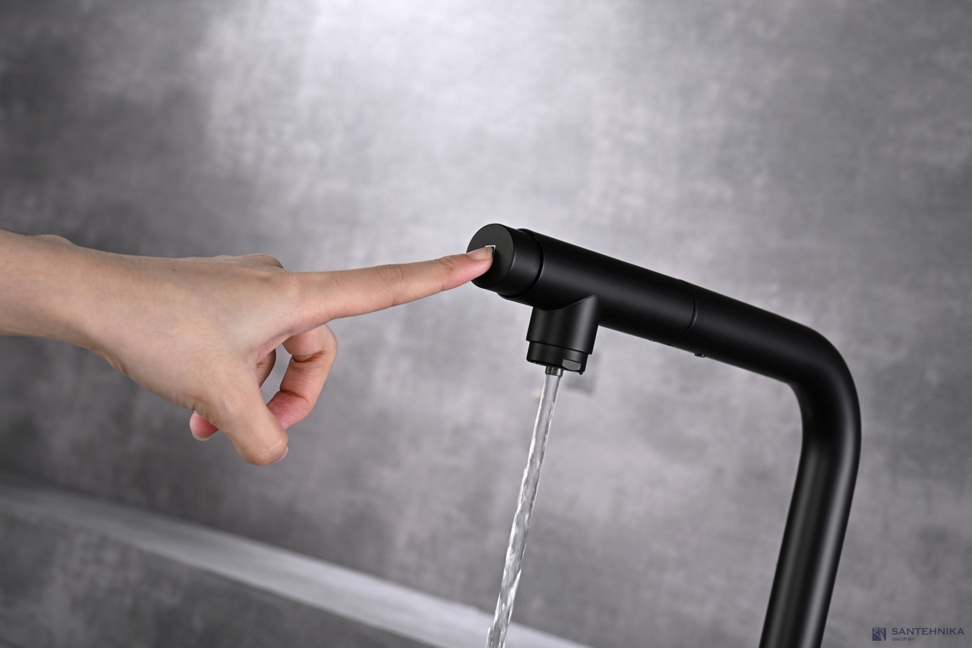 Смеситель для кухни AQUAme Cucina AQM9903MB, черный