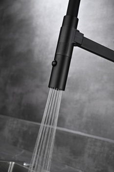 Смеситель для кухни AQUAme Cucina AQM9904MB, черный - фото2