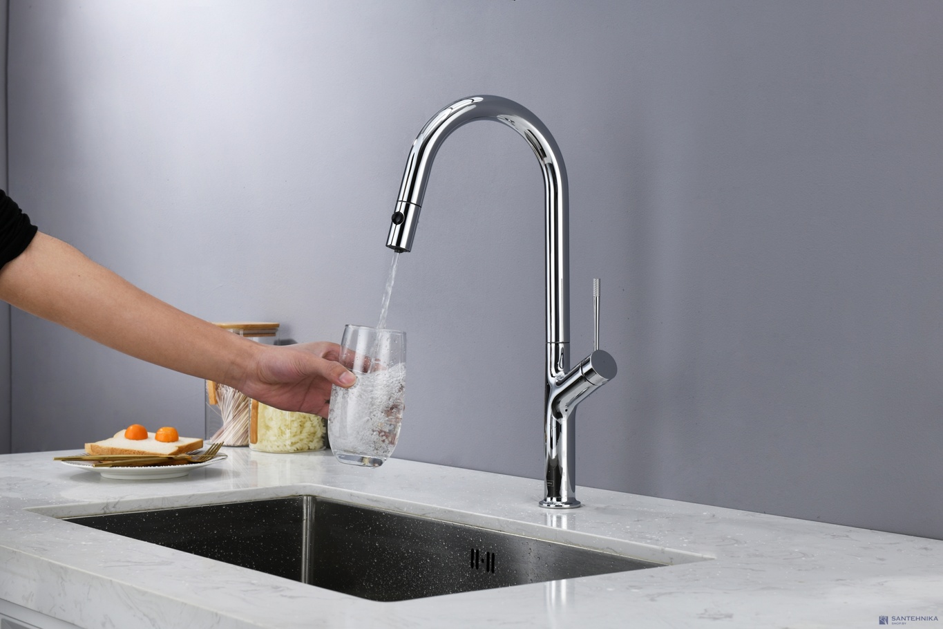 Смеситель для кухни AQUAme Cucina AQM9905CR, хром