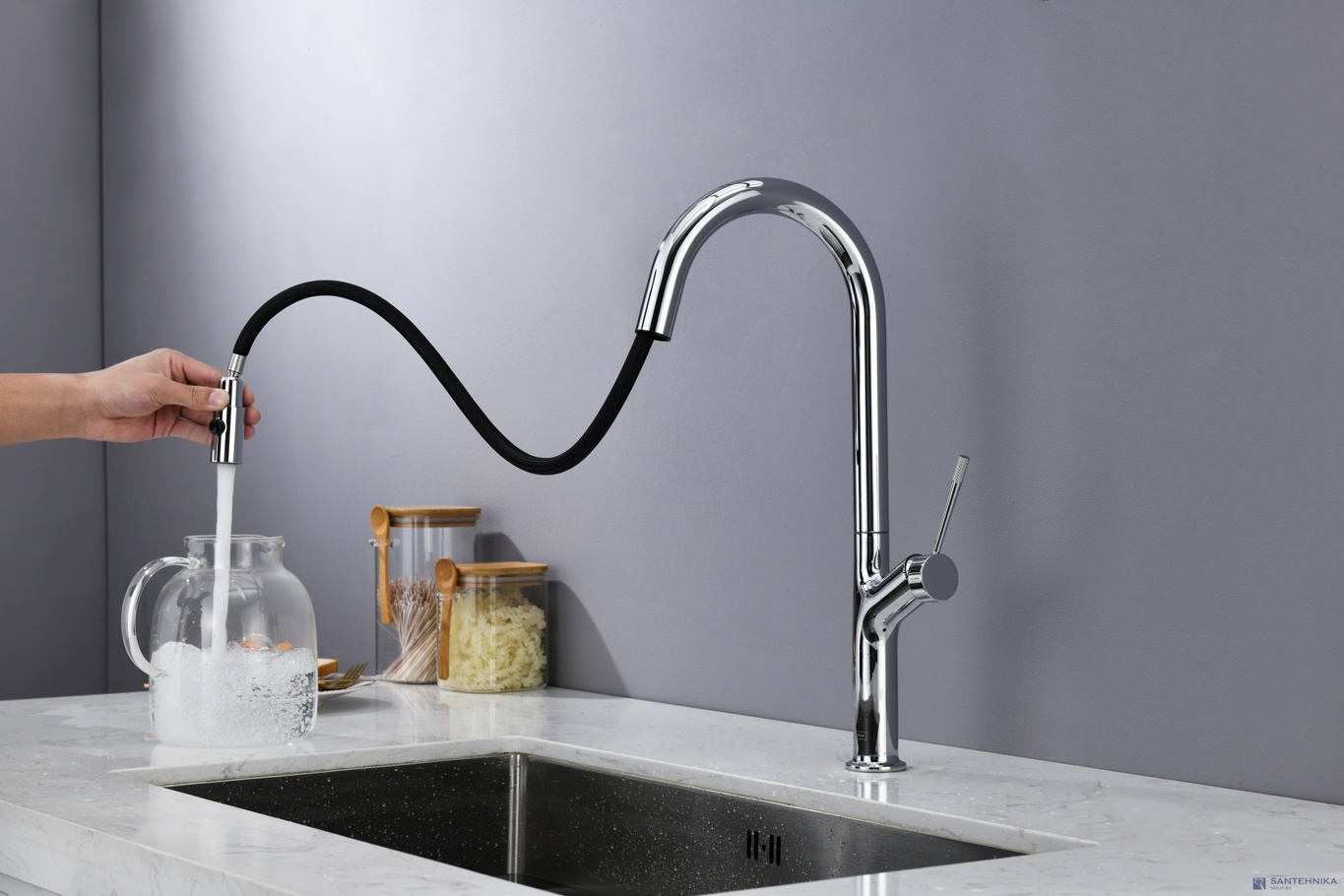 Смеситель для кухни AQUAme Cucina AQM9905CR, хром