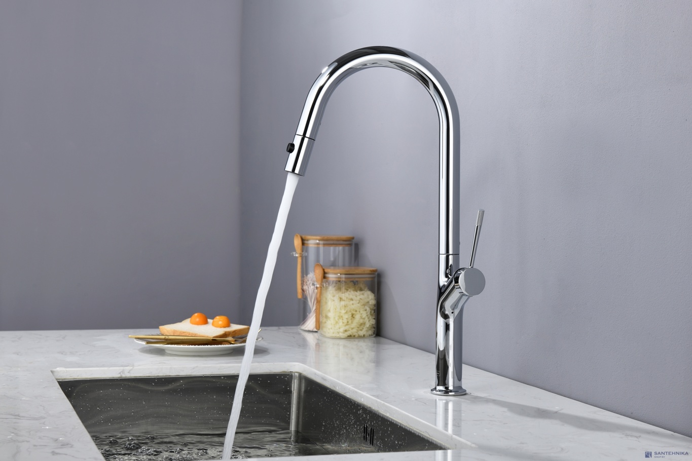 Смеситель для кухни AQUAme Cucina AQM9905CR, хром