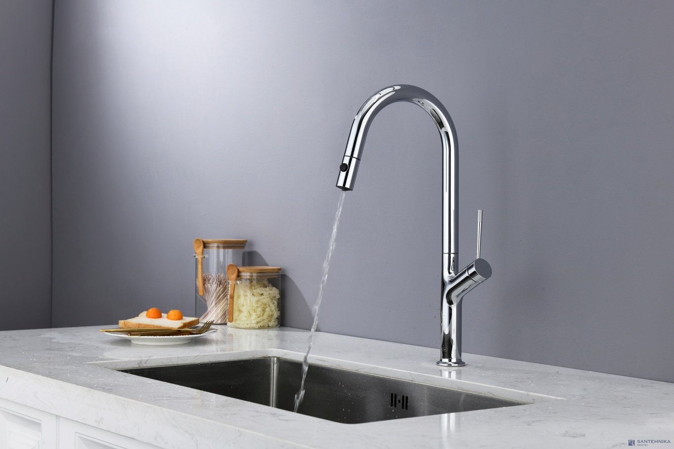 Смеситель для кухни AQUAme Cucina AQM9905CR, хром