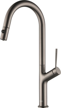 Смеситель для кухни AQUAme Cucina AQM9905GM, графит - фото