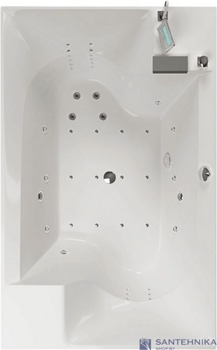 Акриловая прямоугольная ванна Aquatika Архитектура 190х120 - фото