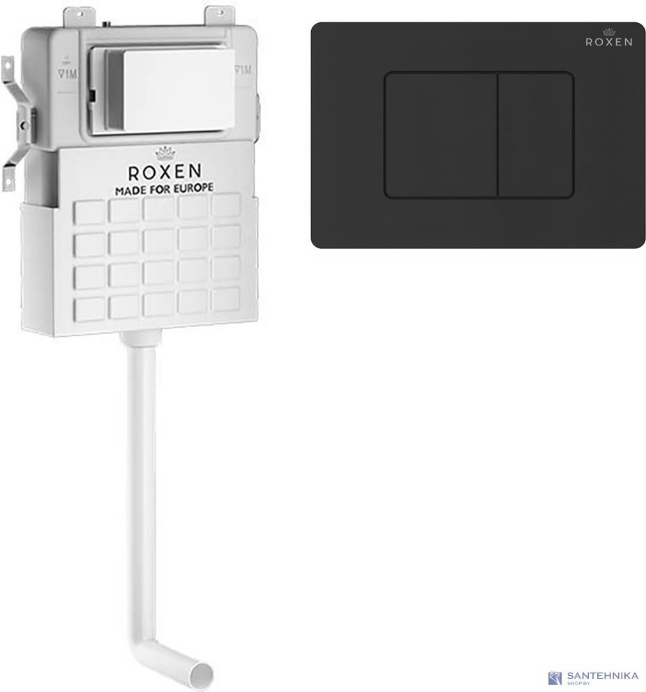 Комплект 3 в1 инсталляции для приставного унитаза Roxen Attach 868656