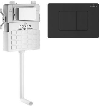 Комплект 3 в1 инсталляции для приставного унитаза Roxen Attach 868656 - фото