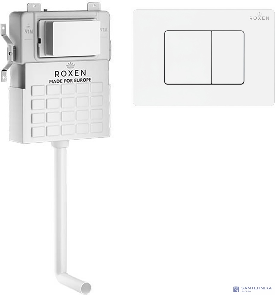 Комплект 3 в1 инсталляции для приставного унитаза Roxen Attach 868658
