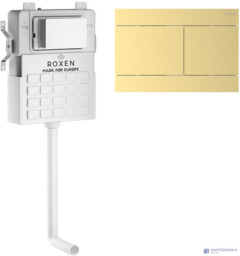 Комплект 3 в1 инсталляции для приставного унитаза Roxen Attach 868665