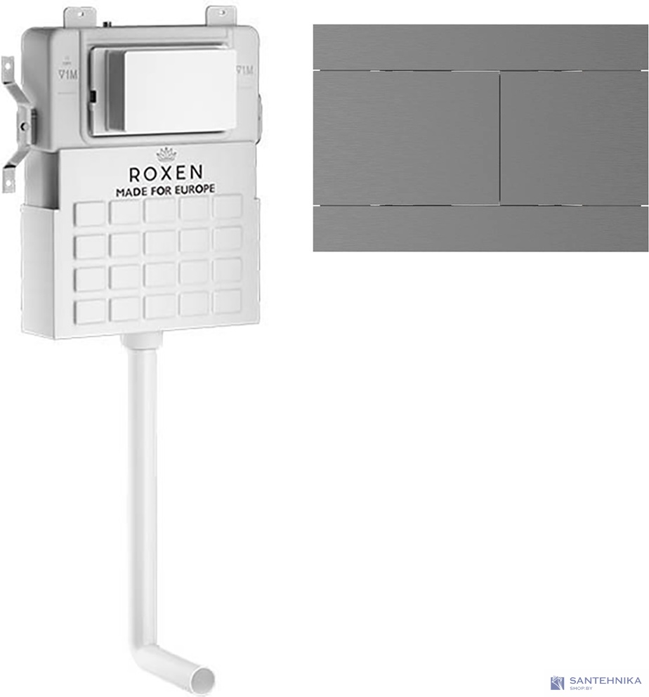 Комплект 3 в1 инсталляции для приставного унитаза Roxen Attach 868664