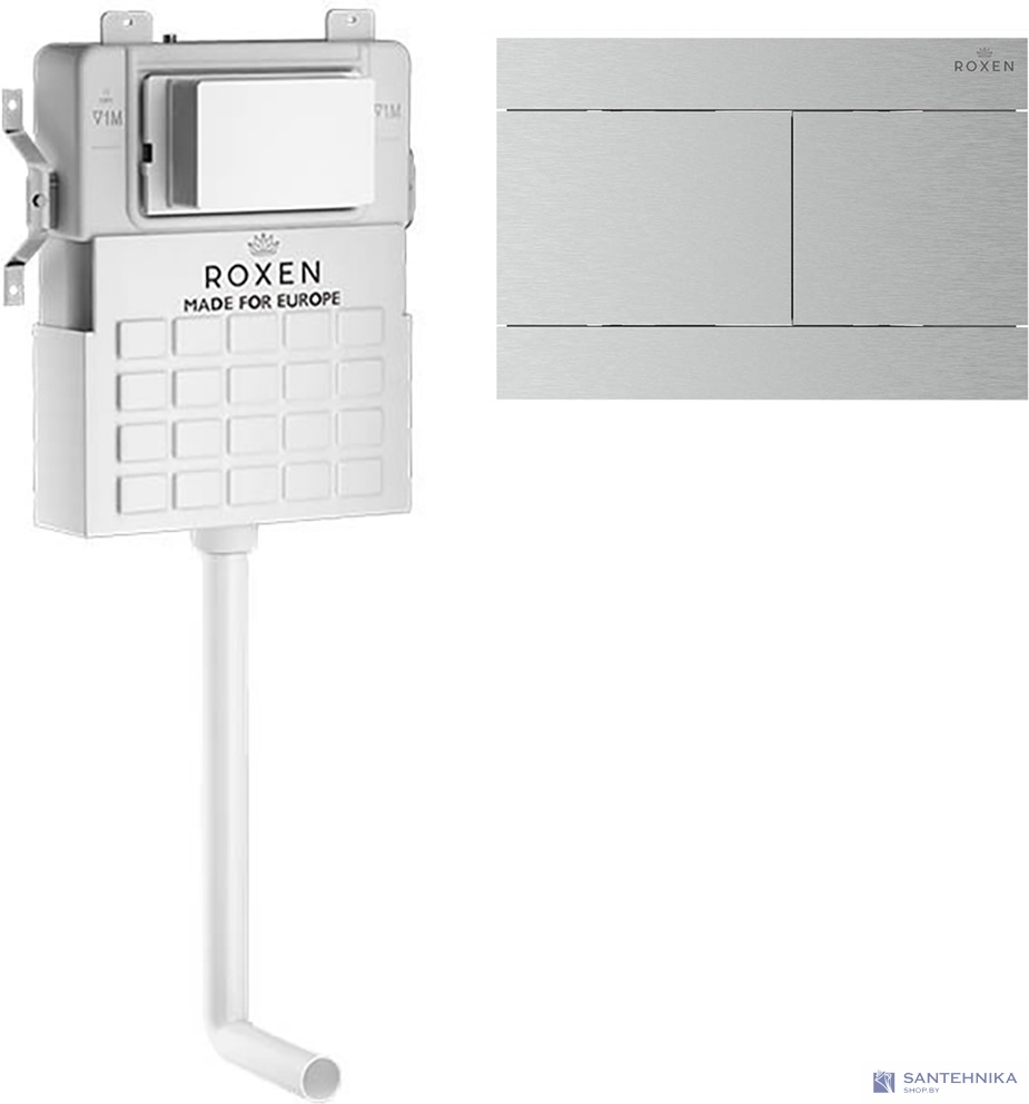 Комплект 3 в1 инсталляции для приставного унитаза Roxen Attach 868663