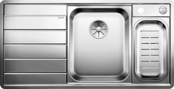 Кухонная мойка Blanco Axis III 6 S-IF (зеркальная полировка, чаша справа) - фото