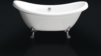Акриловая отдельностоящая ванна BelBagno BB05 - фото