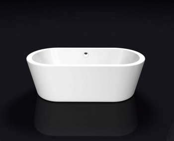 Акриловая отдельностоящая ванна BelBagno BB12-1775 - фото