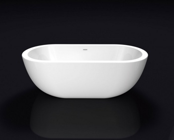 Акриловая отдельностоящая ванна BelBagno BB13-1700 - фото