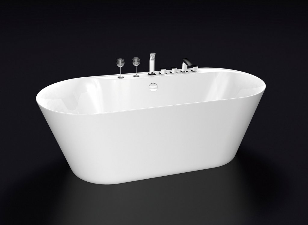 Акриловая отдельностоящая ванна BelBagno BB14