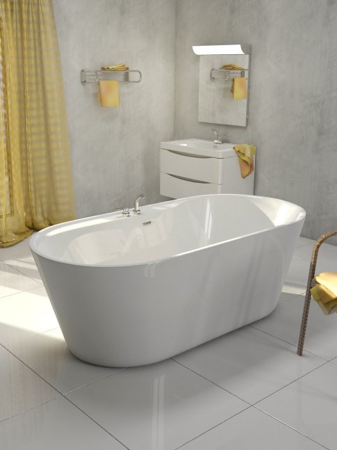 Акриловая отдельностоящая ванна BelBagno BB14