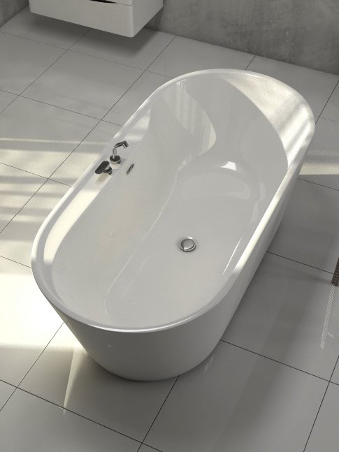 Акриловая отдельностоящая ванна BelBagno BB14