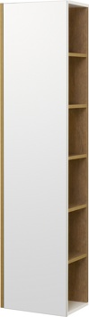 Шкаф-колонна Aquaton Сканди белый, дуб рустикальный 1A253403SDZ90 - фото